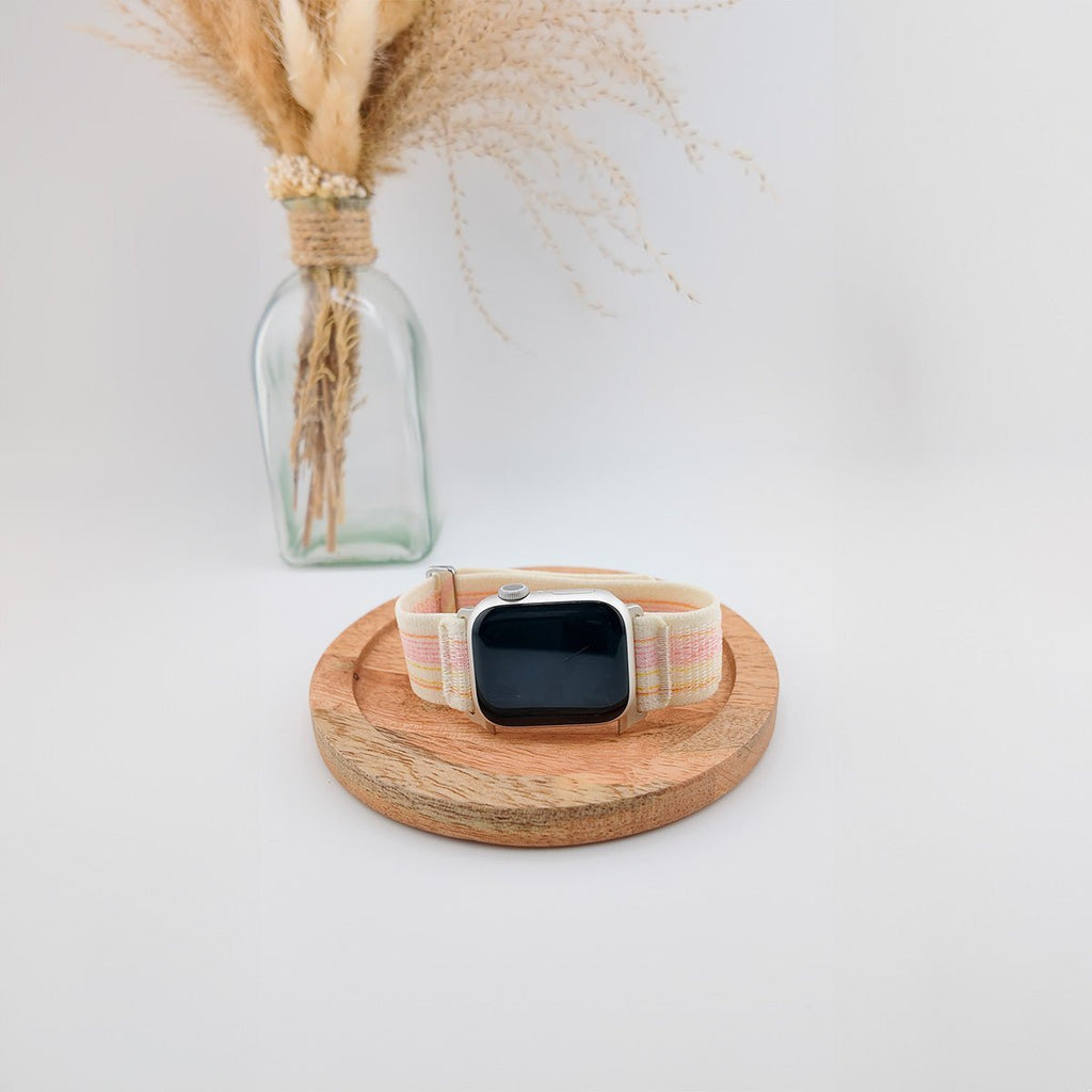 Correa Trail Edition de nailon resistente para Apple Watch con cierre de velcro, modelo Elios