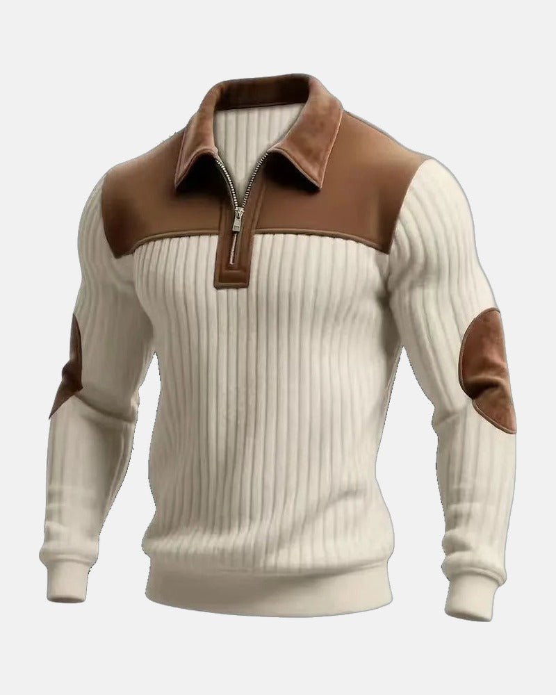 Jersey con media cremallera Brenner - LOVRA DESIGN