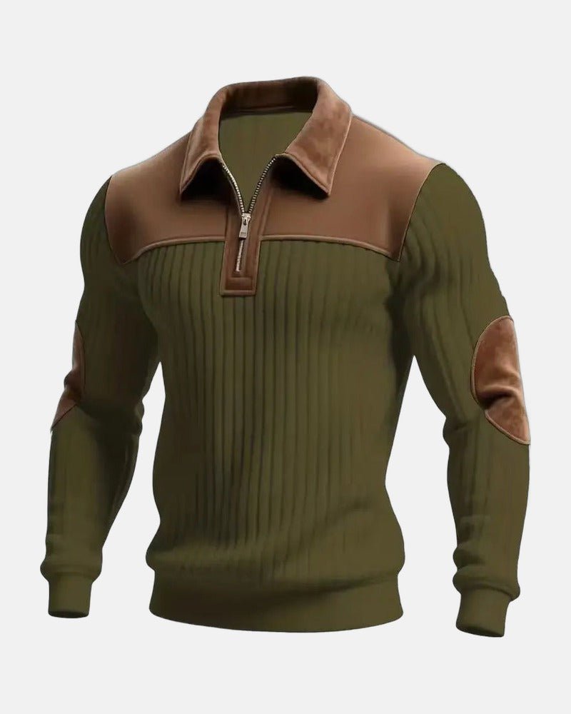 Jersey con media cremallera Brenner - LOVRA DESIGN