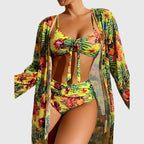 Benidorm three-piece bikini
