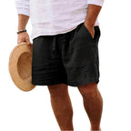 Cotton and linen shorts 1+1 FREE