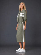 Conjunto de vestido y chaqueta deportiva
