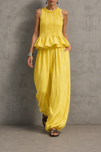 Conjunto Boho de Volantes y Pantalón Fluido