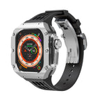Carcasa de titanio y correa de silicona 49mm para Apple Watch Ultra, modelo Nodius