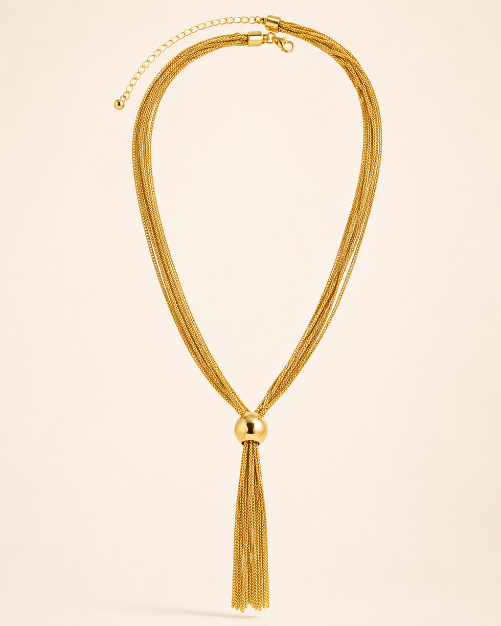 Collar de Malla con Borla