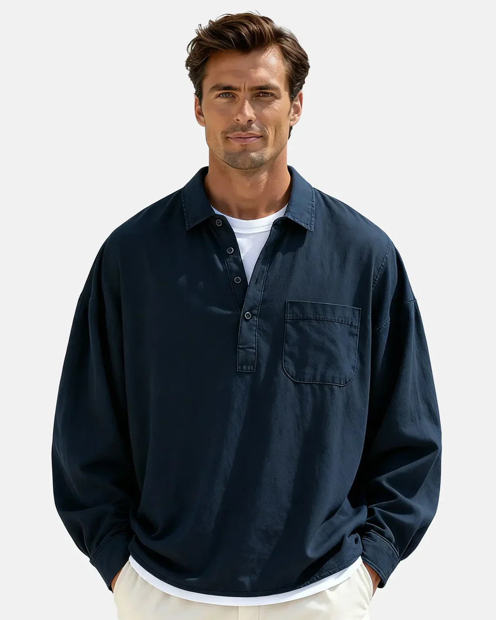 AMALFI Linen and Cotton Blend Shirt