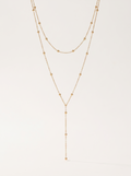 Collar de Cadenas en Capas con Medallón