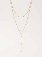 Collar de Cadenas en Capas con Medallón