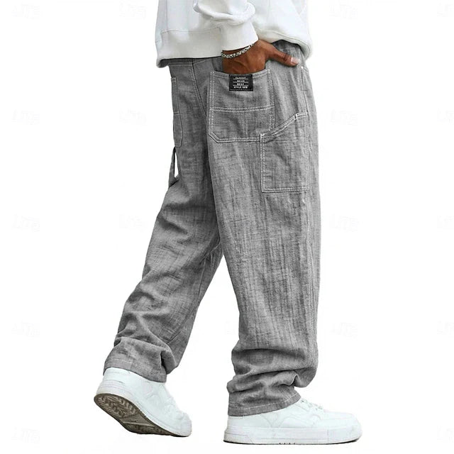 FLOW Premium Linen Relaxed Fit Trousers