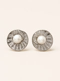 Pendientes de Perla con Espiral