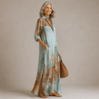 Evalexy™ I Vestido Maxi Estampado de Lujo - LOVRA DESIGN
