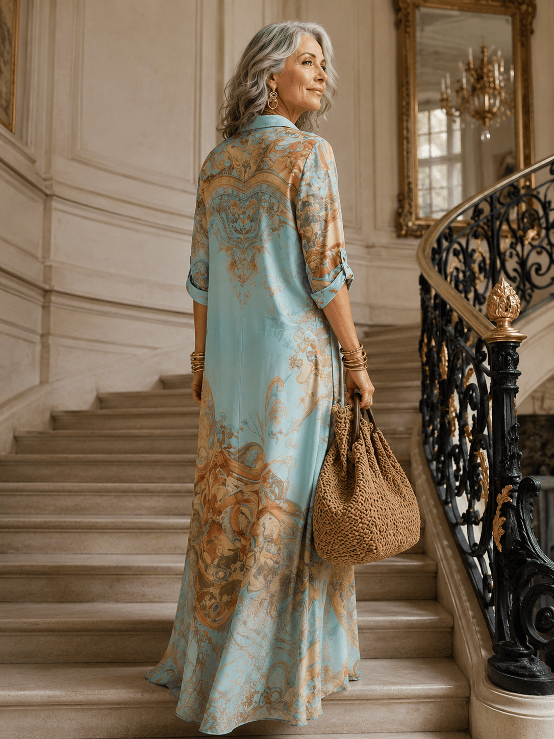 Evalexy™ I Vestido Maxi Estampado de Lujo - LOVRA DESIGN