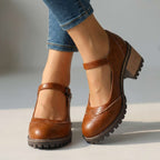 Merceditas Blucher con Tacón Cuadrado - LOVRA DESIGN