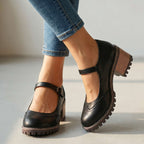 Merceditas Blucher con Tacón Cuadrado - LOVRA DESIGN