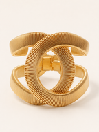 Helmi | Geometric Bracelet with Textured Detail