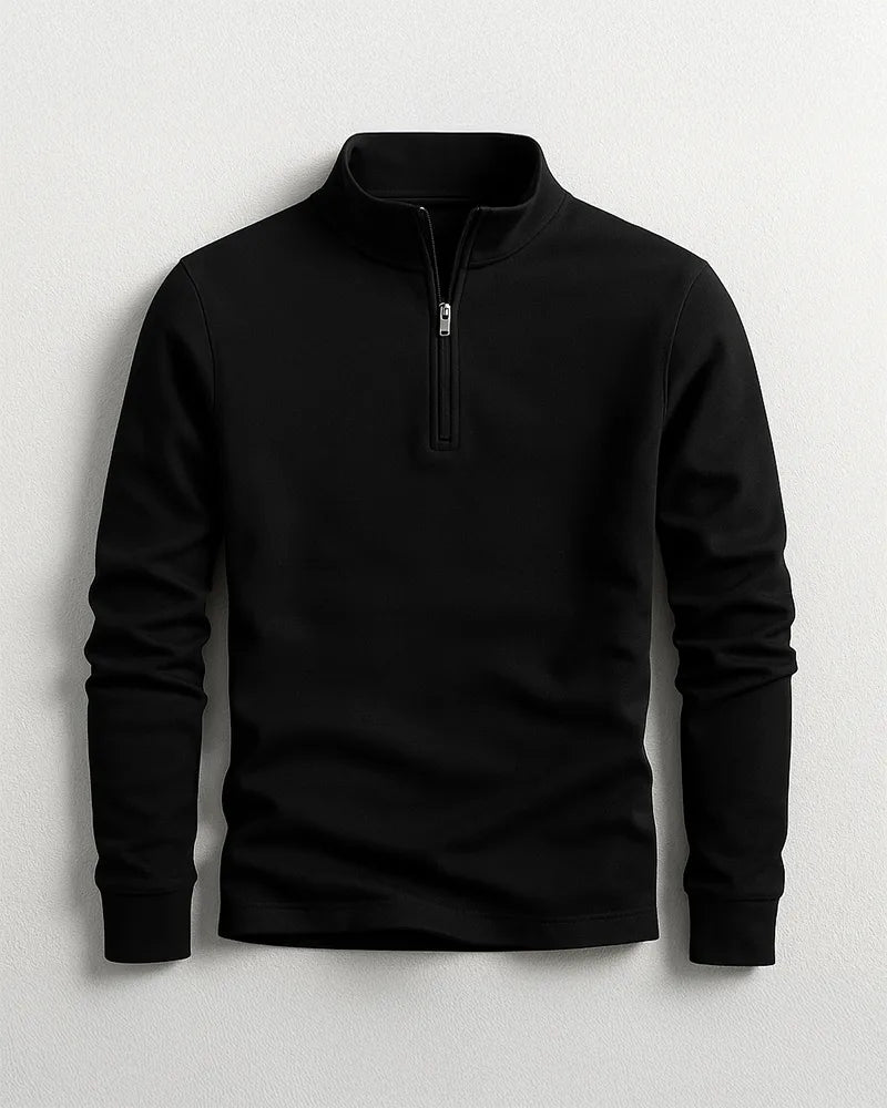 Jersey polar con media cremallera Balmont - LOVRA DESIGN