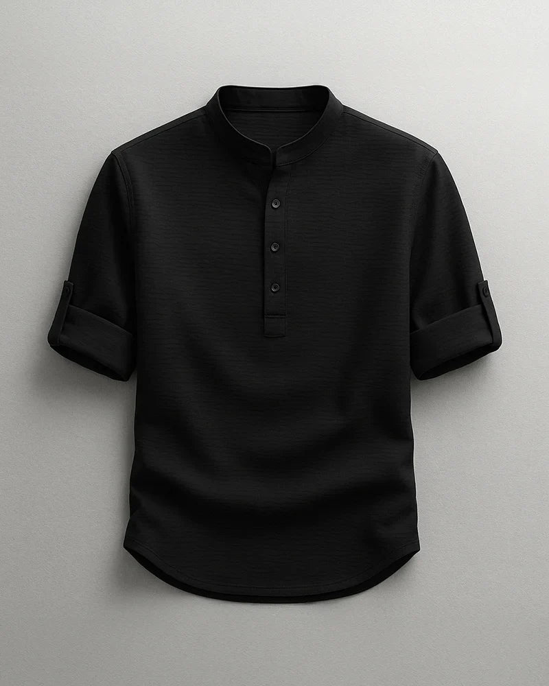 Camisa henley Hudson - LOVRA DESIGN