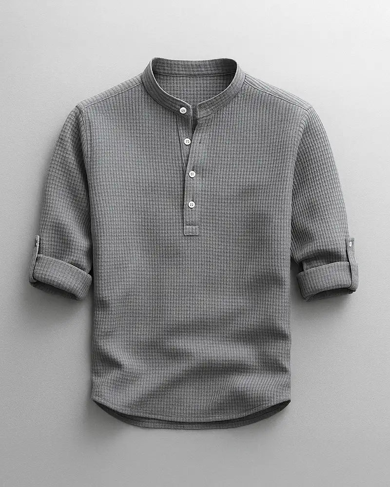 Camisa henley Hudson - LOVRA DESIGN