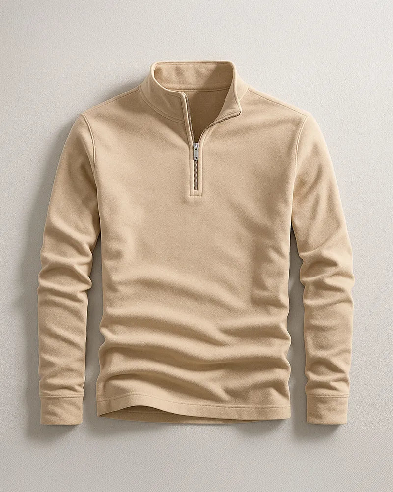Jersey polar con media cremallera Balmont - LOVRA DESIGN