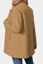 Abrigo de Cuello Alto Forrado