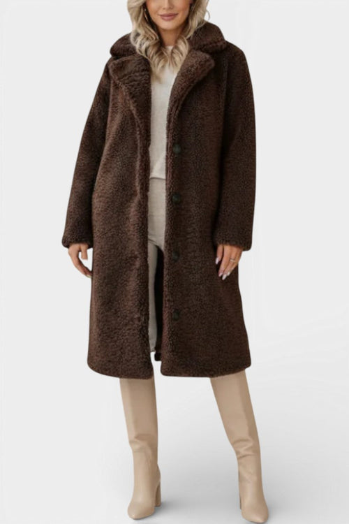 Oversized Teddy Coat