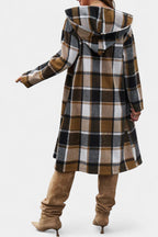 Chaqueta de Cuadros con Capucha