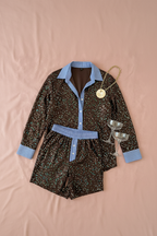 Conjunto "Night Spark" Brown.