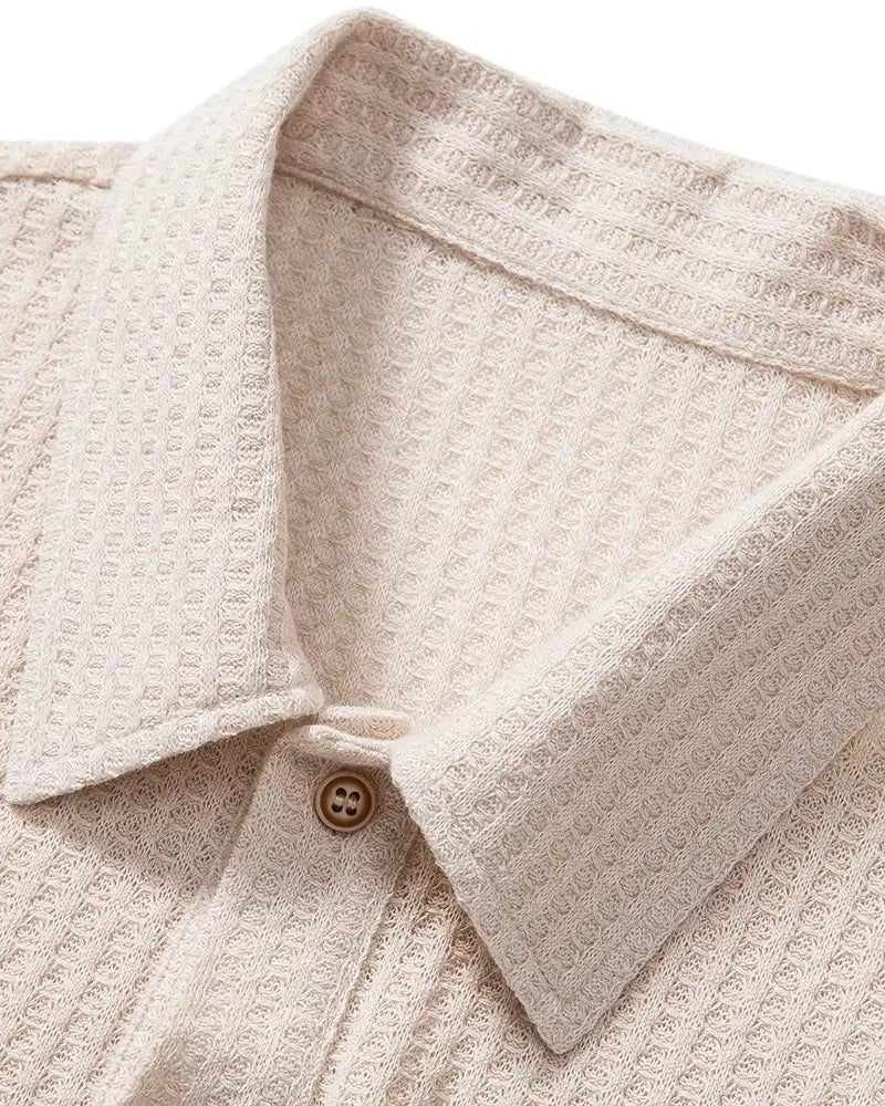 Polo de punto gofrado Sorello - LOVRA DESIGN
