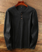 Camiseta henley de manga larga Camden - LOVRA DESIGN