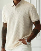 Polo de punto jacquard - LOVRA DESIGN