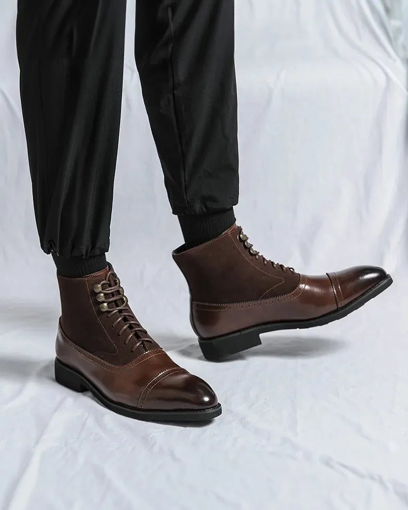 Botas de piel con cordones Los Muertos - LOVRA DESIGN
