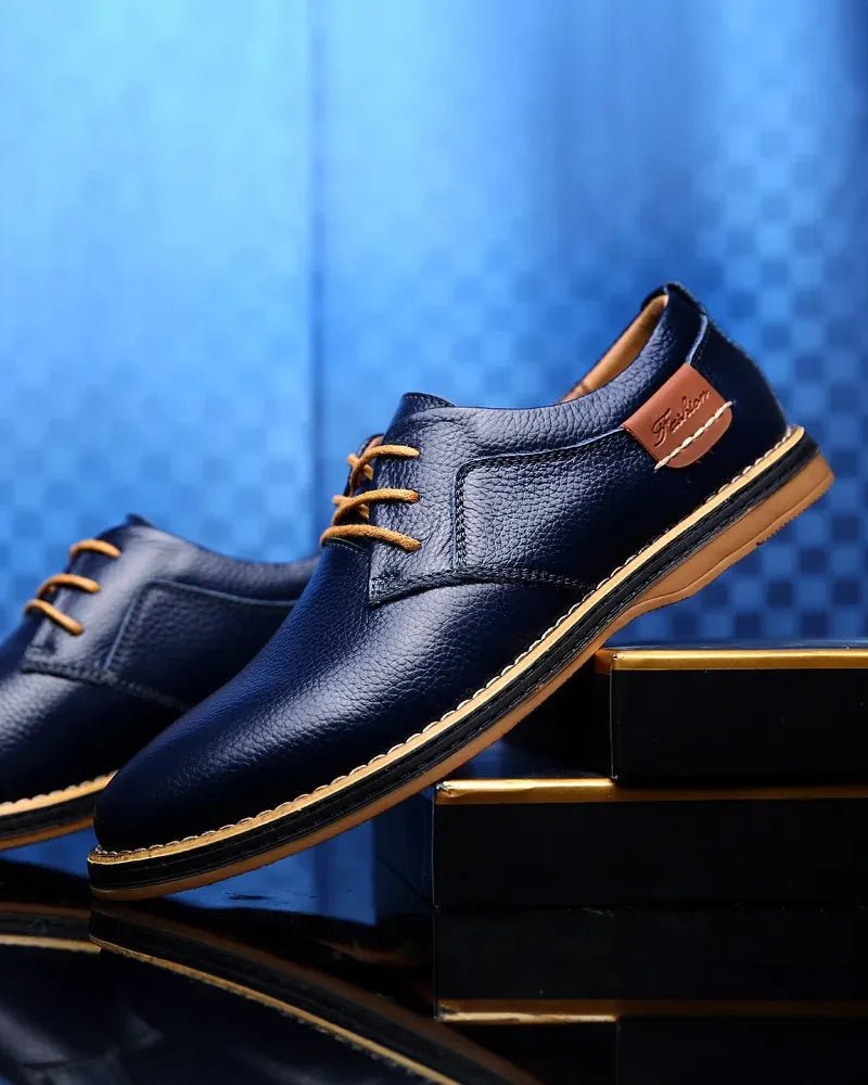 Zapatos de piel auténtica Alfredo - LOVRA DESIGN