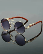 Gafas de sol redondas ornamentadas Predator - LOVRA DESIGN