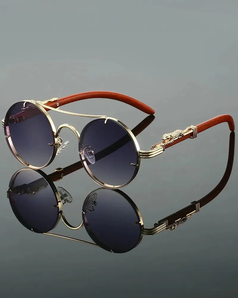 Gafas de sol redondas ornamentadas Predator - LOVRA DESIGN