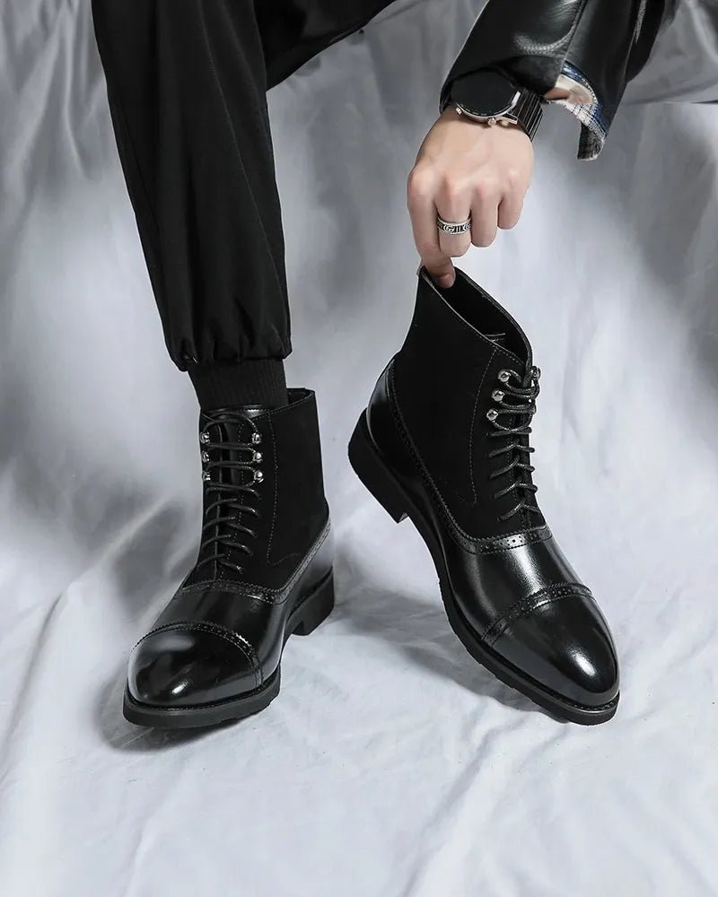 Botas de piel con cordones Los Muertos - LOVRA DESIGN