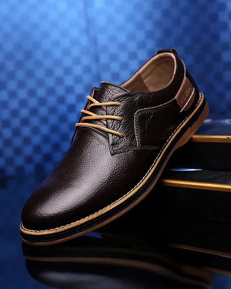 Zapatos de piel auténtica Alfredo - LOVRA DESIGN