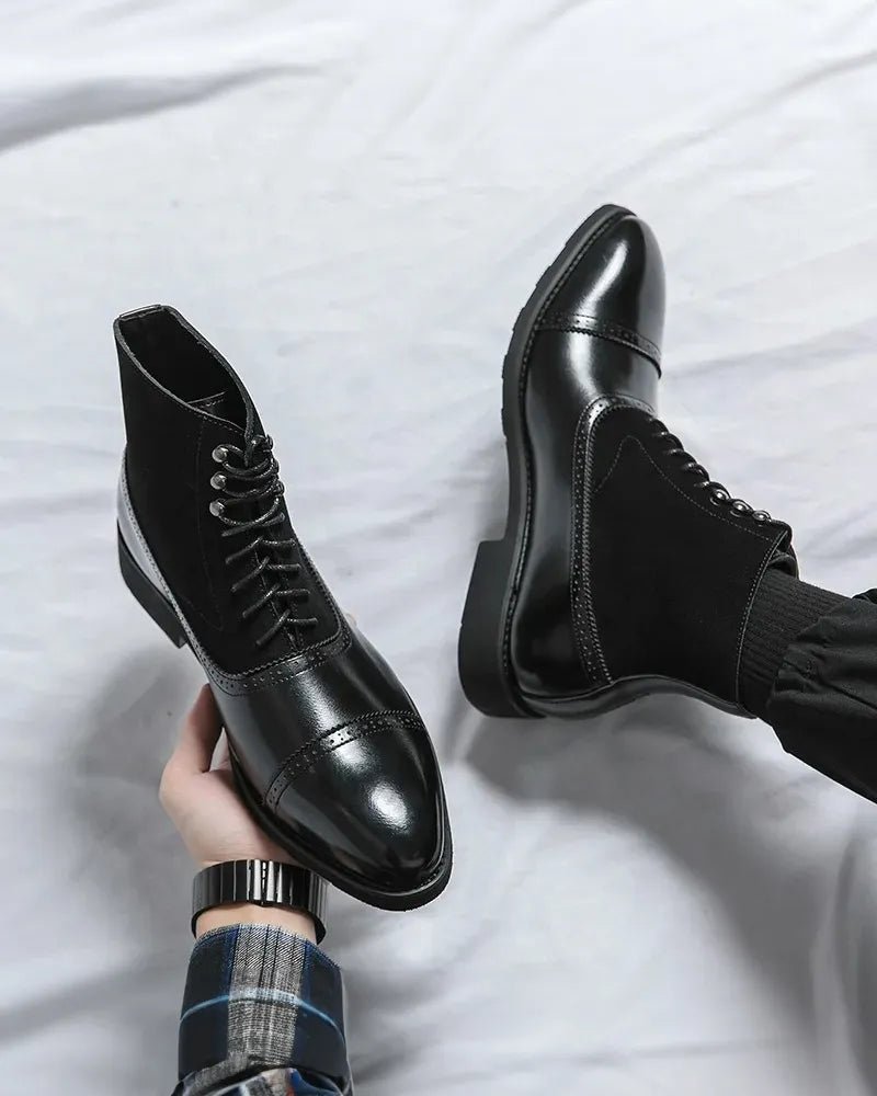 Botas de piel con cordones Los Muertos - LOVRA DESIGN