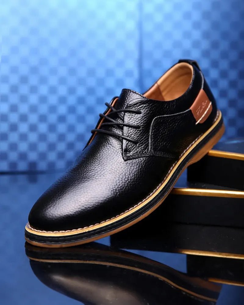 Zapatos de piel auténtica Alfredo - LOVRA DESIGN
