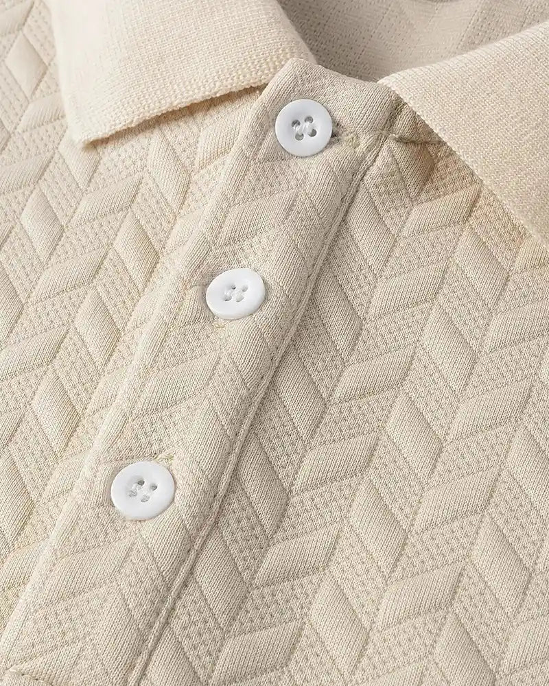 Polo de punto jacquard - LOVRA DESIGN