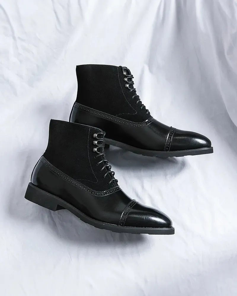 Botas de piel con cordones Los Muertos - LOVRA DESIGN