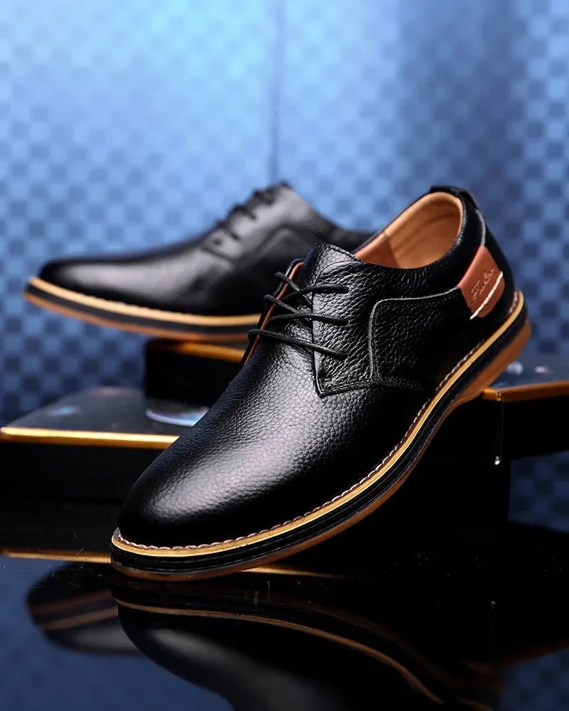 Zapatos de piel auténtica Alfredo - LOVRA DESIGN