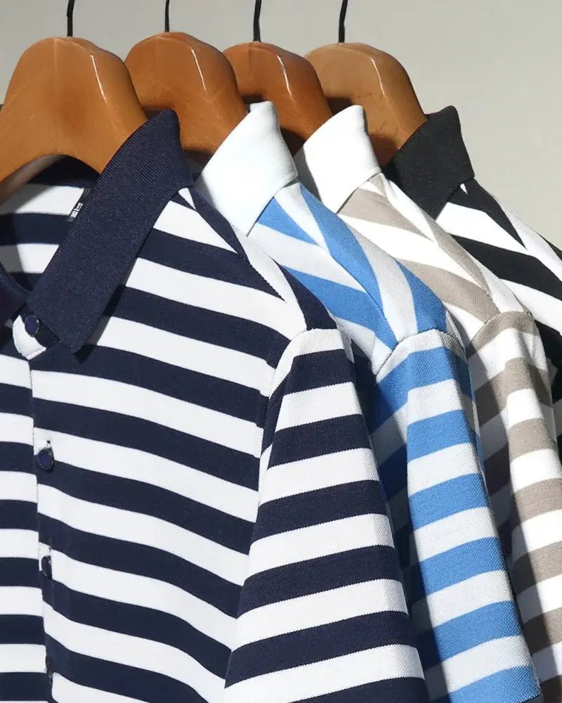 Polo de algodón a rayas Sailor - LOVRA DESIGN