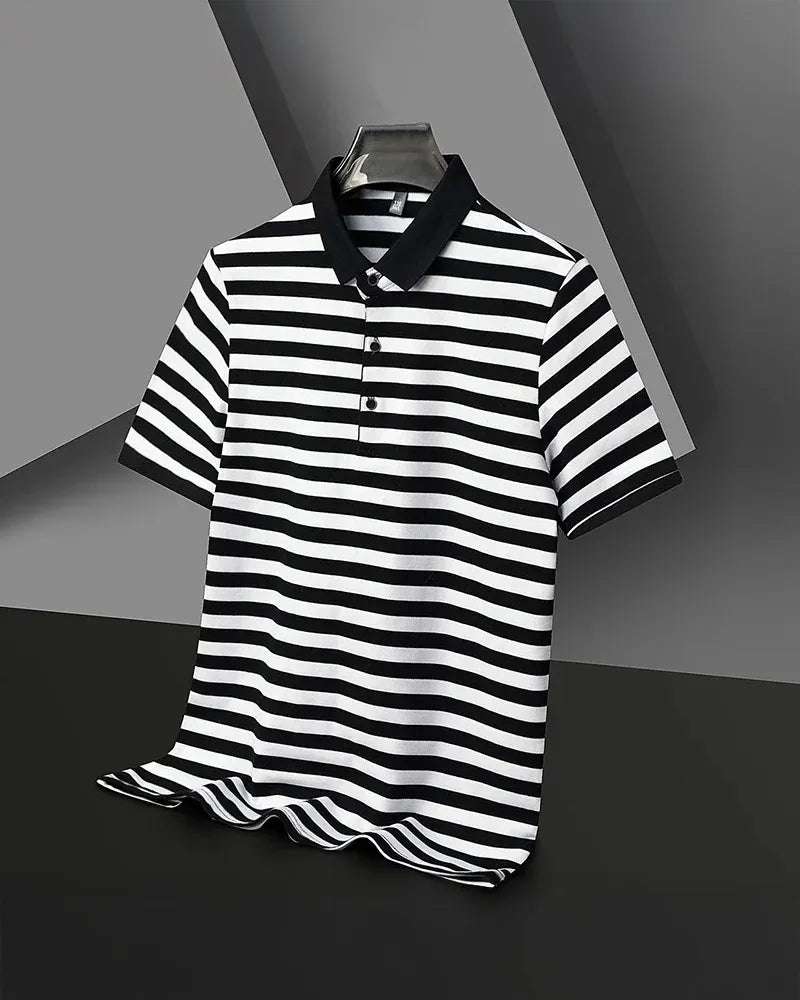 Polo de algodón a rayas Sailor - LOVRA DESIGN
