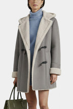 Katja Casual and Elegant Hooded Coat for Winter