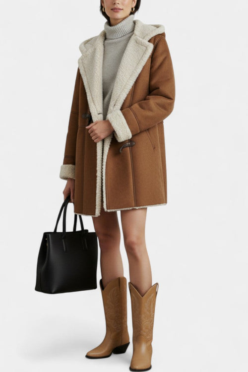 Abrigo con Capucha para Invierno