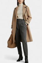 Abrigo Oversize con Cuello Ancho