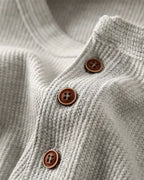 Camiseta henley de manga larga Camden - LOVRA DESIGN