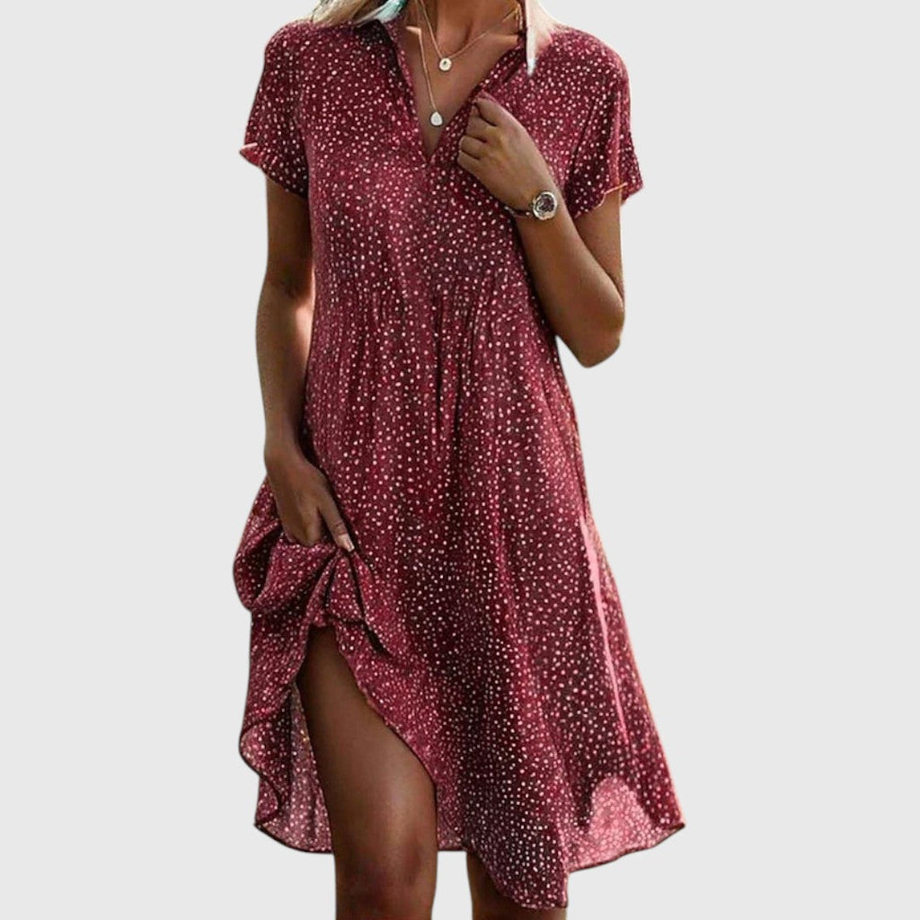 Vestido verano mujer lunares