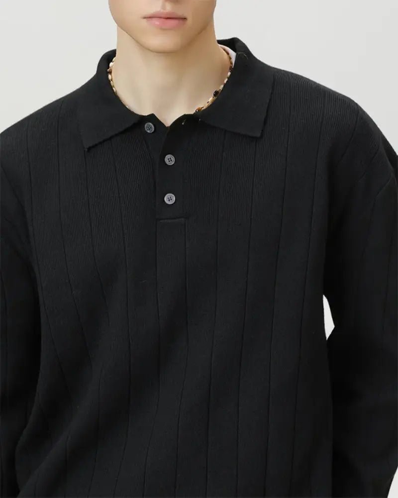 Polo de punto Maron - LOVRA DESIGN