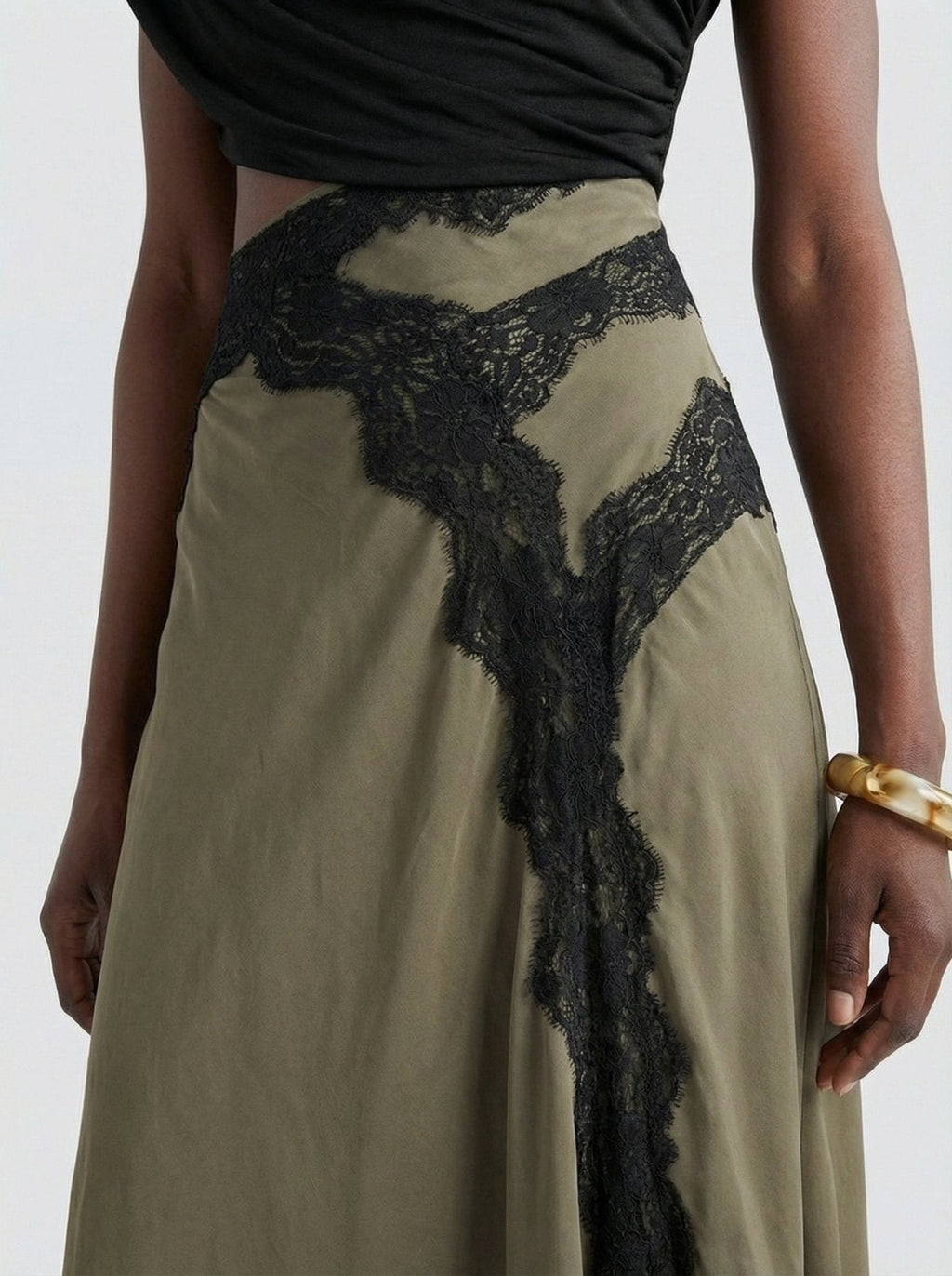 VESTIDO MIDI OLIVIA ENCAJE MEDITERRÁNEO - LOVRA DESIGN